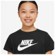 Nike Παιδική κοντομάνικη μπλούζα Sportswear Crop Futura Tee